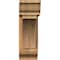 Ekena Millwork Thorton Traditional Rough Sawn Bracket w/ Offset Brace, Western Red Cedar, 6"W x 18"D x 18"H BKT0604X18X18THR01RWR - alternate 3
